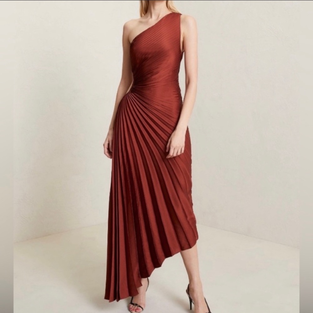 ALC Delfina Dress in Brunette! Show stopping dress. Beautiful color and movement